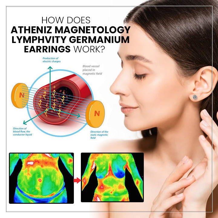 CZTICLE™🎶Magnetologie Lymphvity Germanium náušnice（🔥Časově omezená nabídka)